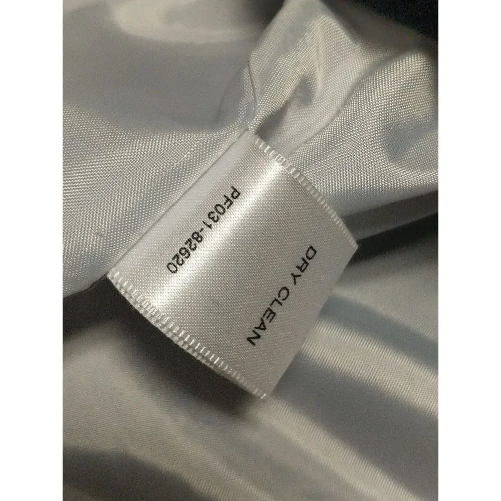 Pendleton Women's Suit Jacket LARGE Petite‎ White Black Gray Full Zip Lined